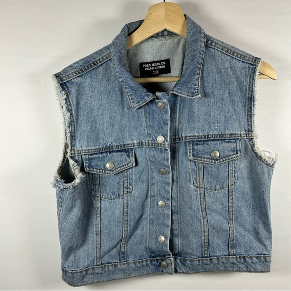 Polo Sport Denim Vest - Picture 1 of 5